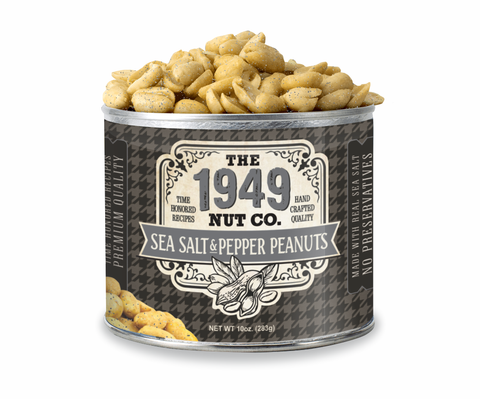 Case (12 cans) 10 oz. can Salt & Pepper Peanuts