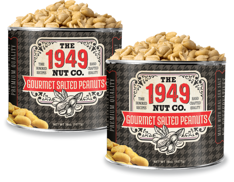 Classic Duo (2) 38 oz Classic Gourmet Salted Peanuts